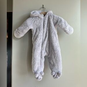 Koala Baby Plush Bunny Princess Onesie 3-6M Hooded Coquette Snowsuit Winter